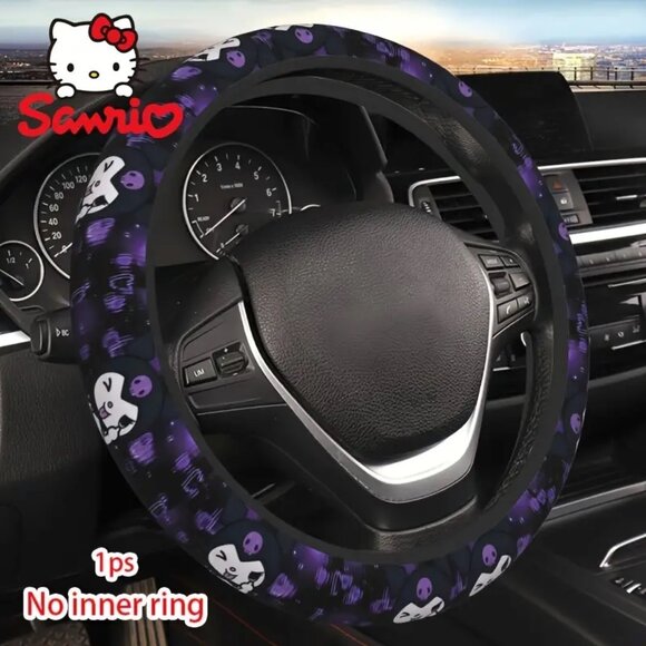 Other - Kuromi Universal Fit Kuromi Car Steering Wheel Cover -